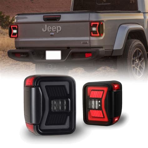 LED Sequential Tail Lights for 2019 2020 2021 Jeep Gladiator JT ...
