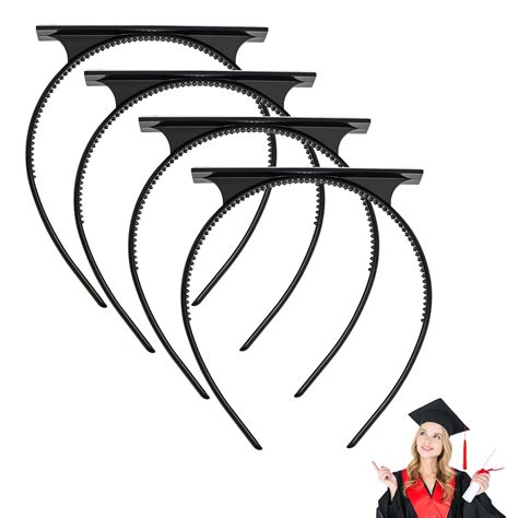 4-Pack Graduation Cap Headband - Secures Your Graduation Cap and Hair ...