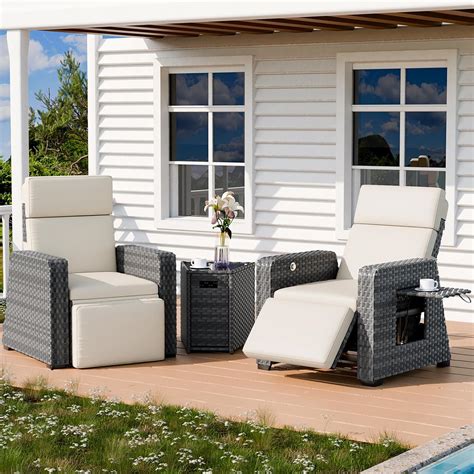 Amazon.com: RichFire All-Weather Wicker Patio Furniture Set, 2-Piece ...