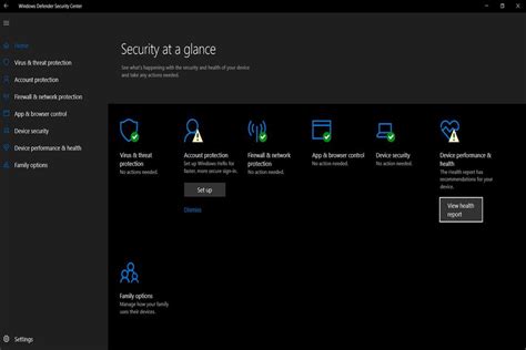 Windows Defender SecurityCenter 的图像结果