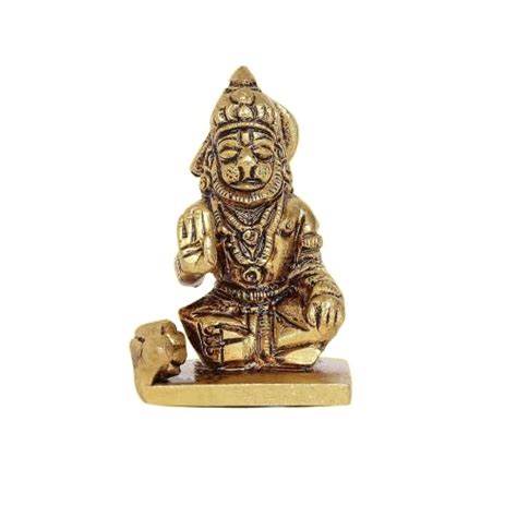 Buy ARYADIT 100% Pure Brass Lord Hanuman Idol | Hanuman Ji Murti with ...