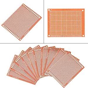 7x9cm Universal Circuit Board, Single Side Cleaned PCB Set DIY PCB ...