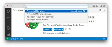 Image result for Playwright Extension vs Code