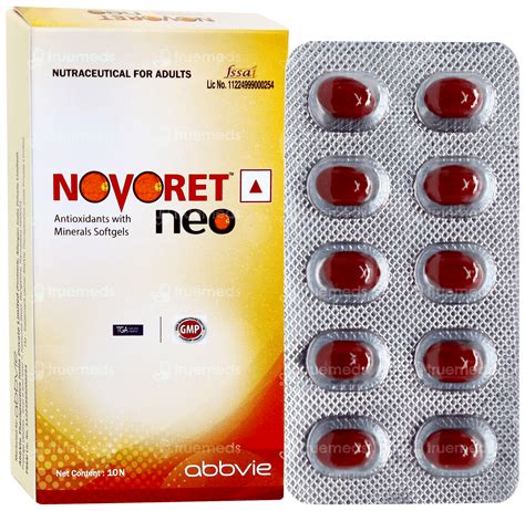 Novoret Neo Softgel Capsule 10 - Uses, Side Effects, Dosage, Price ...