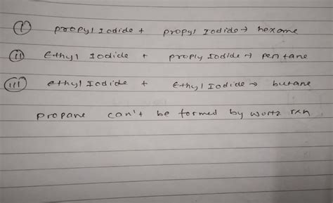 Model solved paper - 2 (chemistry- cy) a mixture of ethyl iodide and n ...