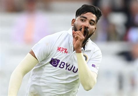 "I wanted to answer critics with my performance" - Mohammed Siraj ...