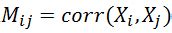 Image result for Correlation Matrix Formula