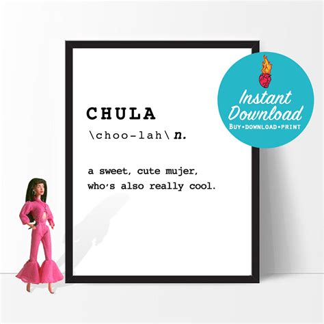 CHULA Definition Latinx Digital Download | Etsy