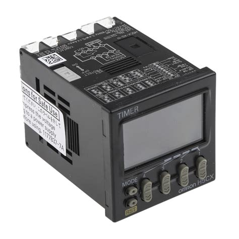 H5CX-AD-N Omron | Omron H5CX Series Panel Mount Timer Relay, 12 → 24V ...