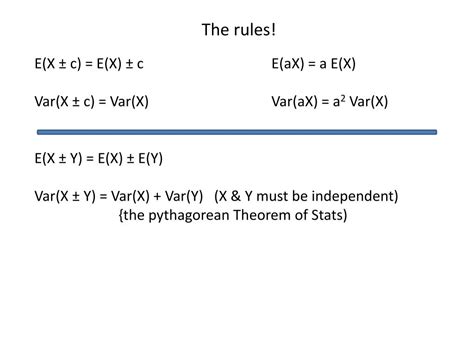 Image result for Shift in and Combining Random Variables