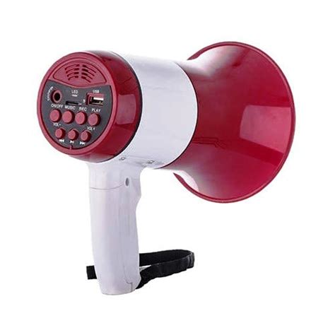 Boosty® 75 Watts Handheld Megaphone with Recorder USB and Memory Card ...