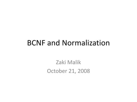 Image result for Bcnf Normalization Definitino