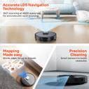 ILIFE T20s Pro Self-emptying Robot Vacuum with LDS Navigation @6500Pa ...