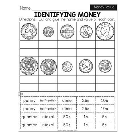 1st Grade Money Lesson 的图像结果