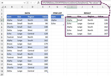 Excel Filtered List View 的图像结果