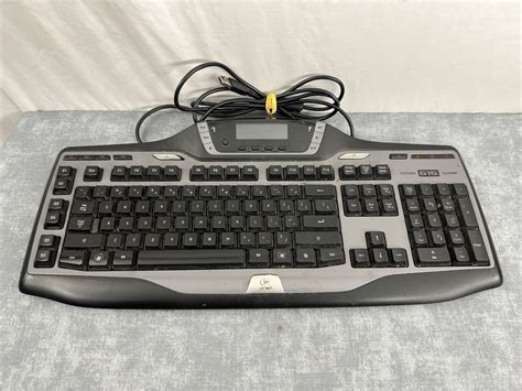 Used Logitech G15 TESTED USB Wired Gaming Keyboard Illuminated Screen Y ...