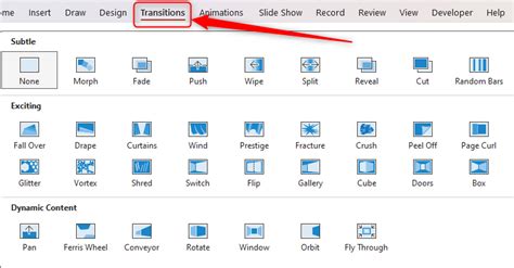 How to Program Transitions in PowerPoint 的图像结果
