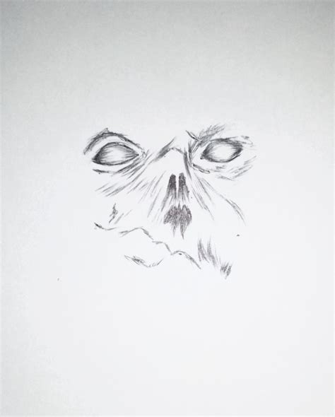Easy Pencil Drawings Of Zombies