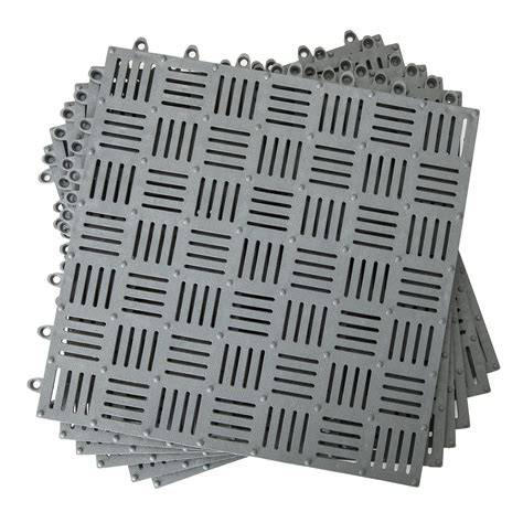 Snapklik.com : 12Pack 12" X 12" Interlocking Rubber Floor Tiles PVC ...