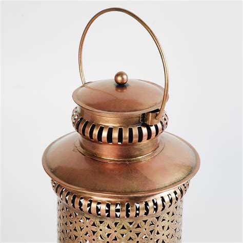 Buy Corsica Mystic India Metal Hanging Lantern from Corsica by Home ...