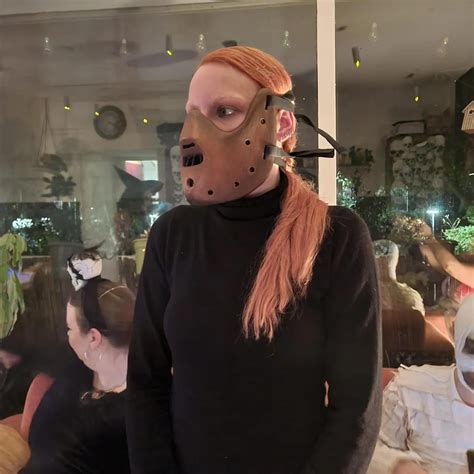 Made a Hannibal Lecter mask for Halloween 2022 : r/maker