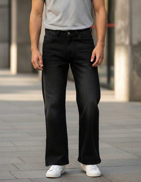 Buy Black Mix Jeans for Men by Shein Online | sheinindia.in