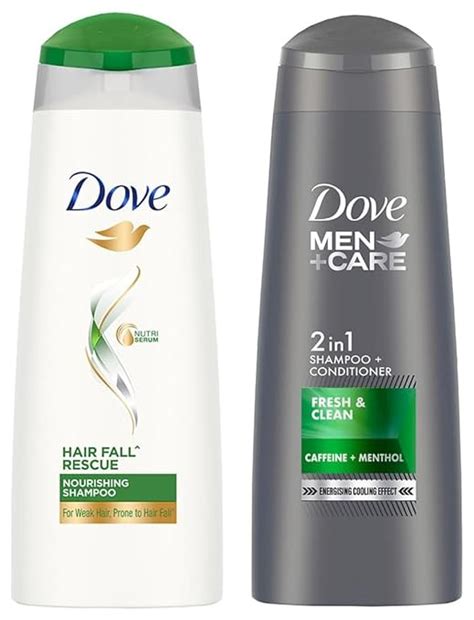 Buy Dove Men+Care Fresh & Clean 2in1 Shampoo+Conditioner, 180 ml & Dove ...
