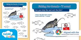 Phase 3a Fishing For Sounds (teacher made) - Twinkl