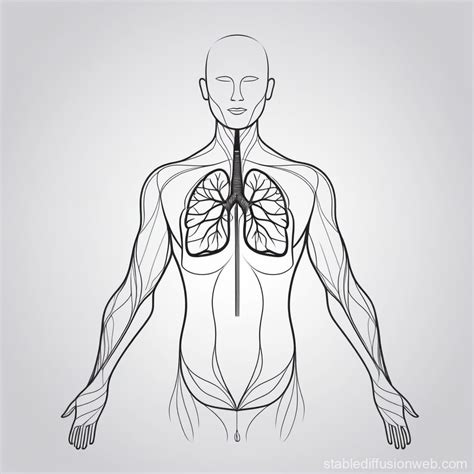Body Structure with Lung Connection | Stable Diffusion Online