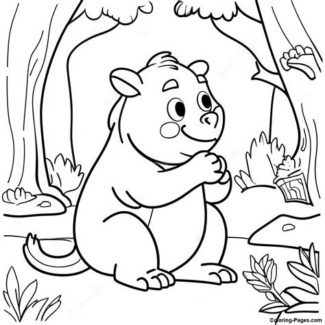 Gruffalo Coloring Page | Coloring-Pages.com