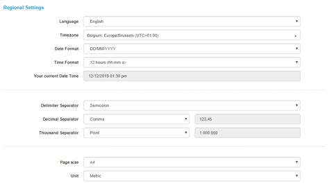 Regional Settings 的图像结果