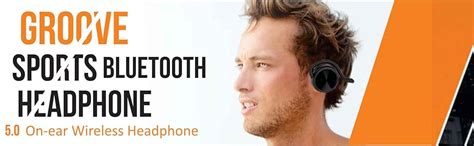 TANTRA Groove Sports Bluetooth Headphone 5.0 on-Ear Wireless Earphone ...