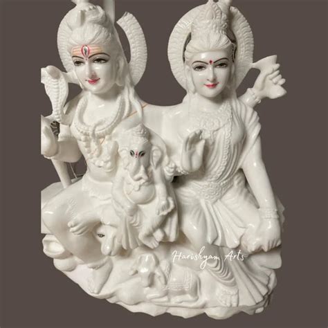 Marble Shiv Parivar Statues