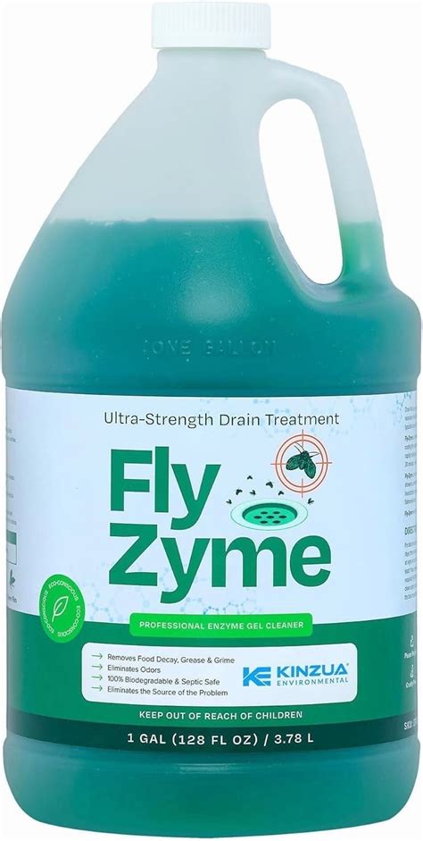 Kinzua Environmental FlyZyme Ultra-Strength Drain Gel, Eco-Friendly ...