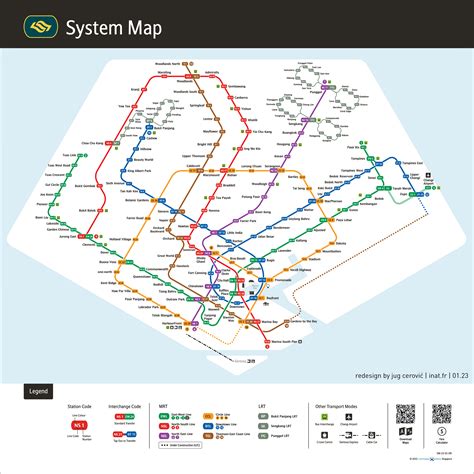 Singapore MRT map with 30° angles (last image is the current official map) : r/MapPorn