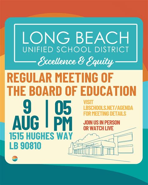 Long Beach Unified School District on LinkedIn: Join us for the next ...