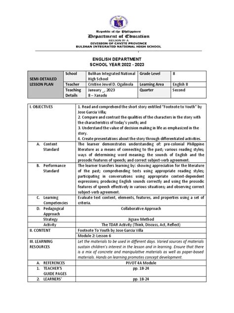 Image result for Footnote Lesson