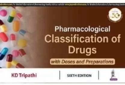 Pharmacological Classification of Drugs By KD TRIPATHI [ sixth edition ...