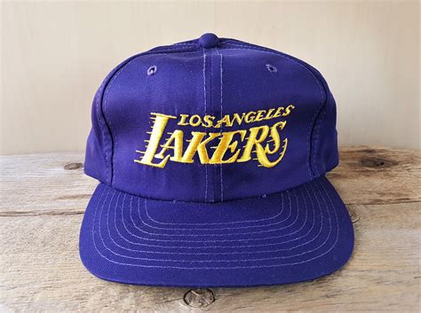 Vintage 80s Los Angeles LAKERS Snapback Hat Macgregor Sports ...
