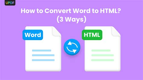 Image result for Convert Word to HTML