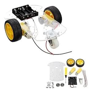 Buy Apta Education Smart Motor Robot Car Battery Box Chassis Kit DIY ...
