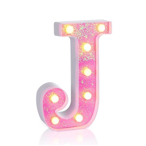 Glitter Alphabet Letter J