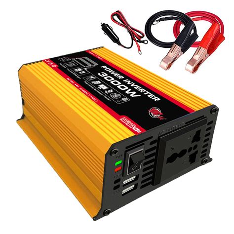 Snapklik.com : Klanata 3000W Max Power Inverter, Car Power Cigarette ...