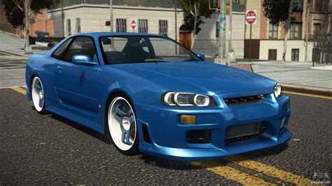 Nissan Skyline R34 ST GT-R for GTA 4