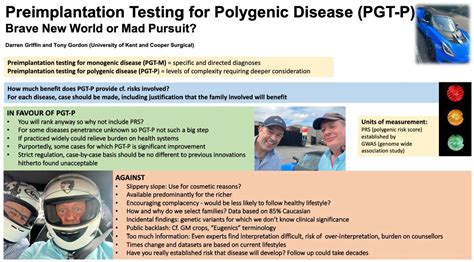 Preimplantation Testing for Polygenic Disease (PGT-P): Brave New World ...