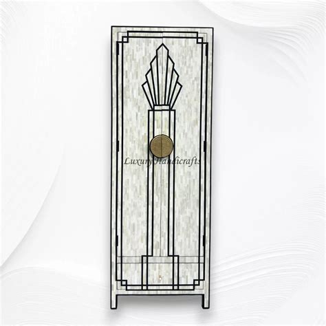 Nola Full Bone Inlay Almirah Black – Luxury Handicrafts
