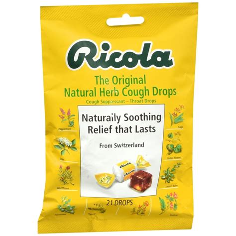 Ricola Cough Drops The Original Natural Herb – 21 EA – Medcare ...