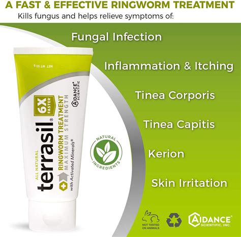 Buy terrasil Ringworm Treatment MAX - 6X Faster Patented Natural Anti ...