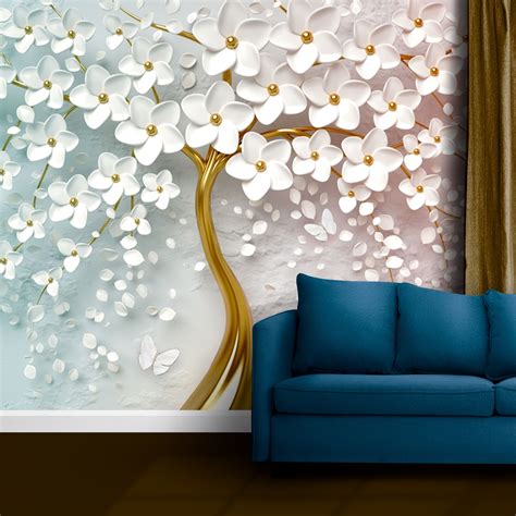 Transform Your Space with Diamond Tree Wallpaper | The Seven Colours