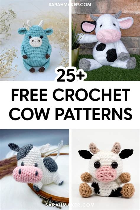 Image result for Crochet Cow Pattern Free